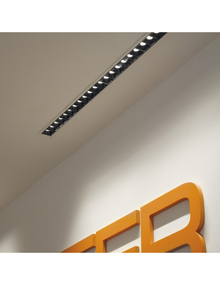 Plafonnier encastré SIGMA Dali LED SMD 25W 3088lm 2596lm CRI90 2700K 48º Gris Blanc NOVOLUX LIGHTING 809E-L3825B4D-03-01