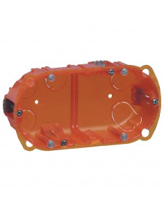 Boîte multi-matériaux Batibox 2 postes 4/5 modules verticale/horizontale profondeur 50mm LEGRAND 080122 2