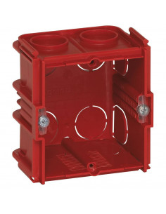Boîte monoposte Batibox pour maçonnerie 1 poste carrée associable profondeur 50mm LEGRAND 080151