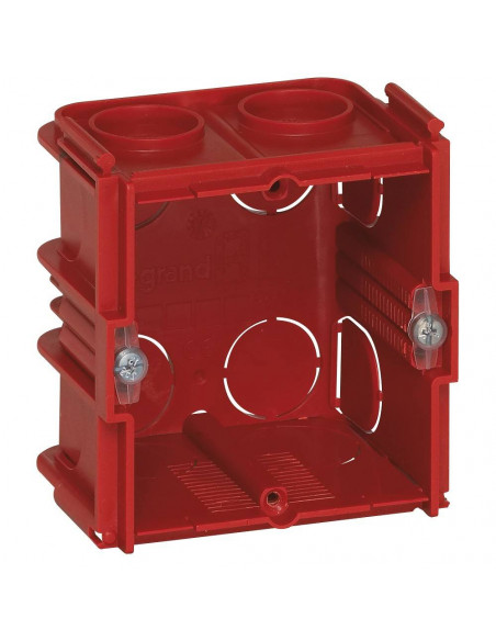 Boîte monoposte Batibox pour maçonnerie 1 poste carrée associable profondeur 50mm LEGRAND 080151