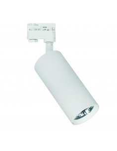 Projecteur rail tilt HIDRA L LED COB 25W CRI90 2700K 3000K 4000K 60º Blanc Blanc NOVOLUX LIGHTING 835A-L4125B6F-01-01