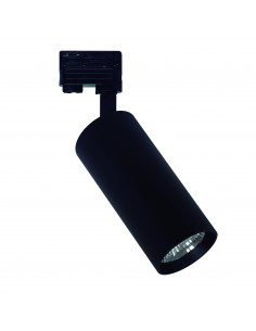 Projecteur rail tilt HIDRA L LED COB 25W CRI90 2700K 3000K 4000K 60º Noir Noir NOVOLUX LIGHTING 835A-L4125B6F-02-02