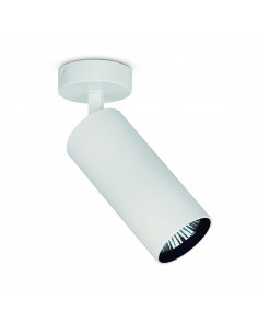 Spot tilt HIDRA L LED COB 25W CRI90 2700K 3000K 4000K 36º Blanc Noir NOVOLUX LIGHTING 835C-L4125B3F-01-02