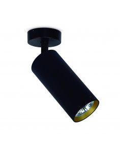 Spot tilt HIDRA L LED COB 25W CRI90 2700K 3000K 4000K 60º Noir Or NOVOLUX LIGHTING 835C-L4125B6F-02-47