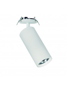 Spot tilt HIDRA L LED COB 25W CRI90 2700K 3000K 4000K 24º Blanc Blanc NOVOLUX LIGHTING 835D-L4125B2F-01-01