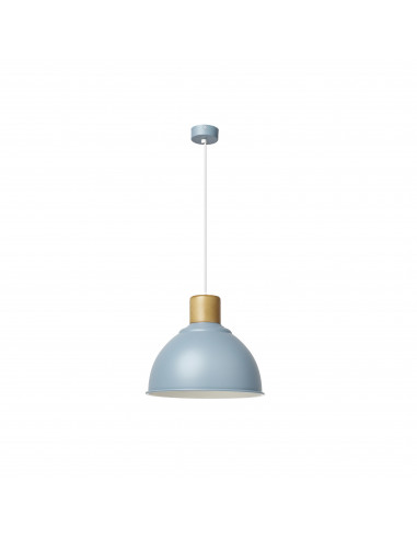 Suspension VALAN E27 60W Azul Claro NOVOLUX LIGHTING 844A-G05X1A-BL