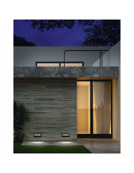 Applique asymétrique ABAR IP54 LED SMD 7W 780lm CRI80 3000K 60º Blanc NOVOLUX LIGHTING 847A-L0107B-01