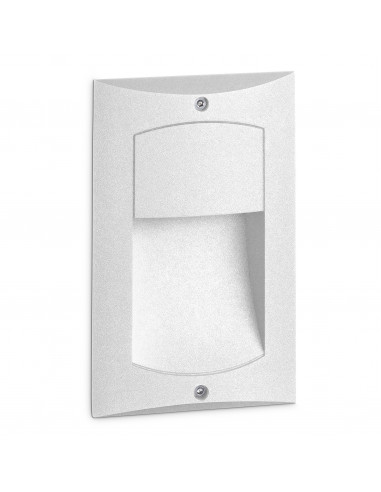 Encastré mural LARA Ver. Hood IP65 LED SMD 4W 480lm CRI80 3000K 95º Blanc NOVOLUX LIGHTING 854A-L0104A-01