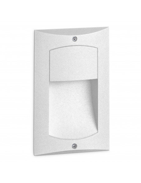 Encastré mural LARA Ver. Hood IP65 LED SMD 4W 480lm CRI80 3000K 95º Blanc NOVOLUX LIGHTING 854A-L0104A-01