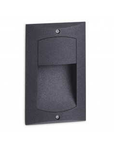 Encastré mural LARA Ver. Hood IP65 LED SMD 4W 480lm CRI80 3000K 95º Anthracite NOVOLUX LIGHTING 854A-L0104A-04