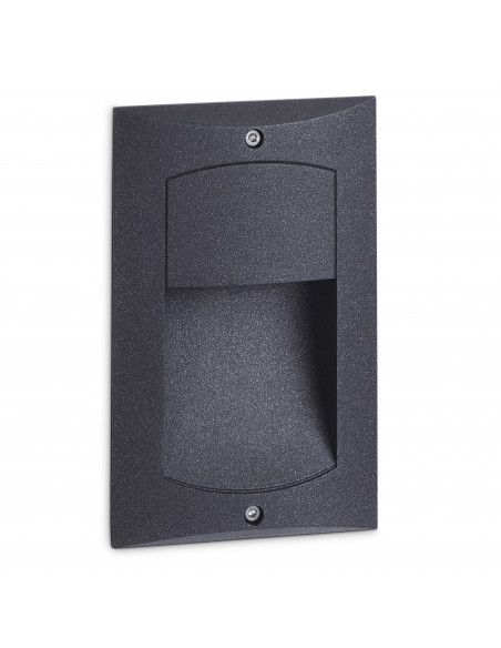 Encastré mural LARA Ver. Hood IP65 LED SMD 4W 480lm CRI80 3000K 95º Anthracite NOVOLUX LIGHTING 854A-L0104A-04