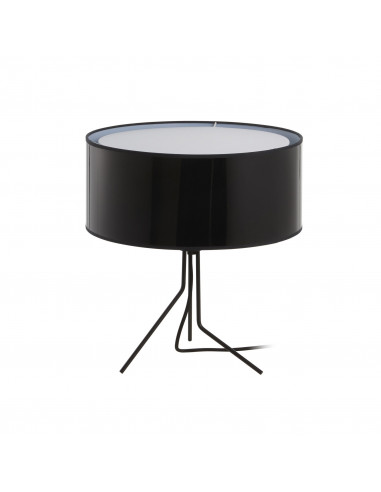 Lampe à poser DIAGONAL Small E27 13W Noir Synthetic (PVC) black NOVOLUX LIGHTING 855C-G05X1A-02-SB
