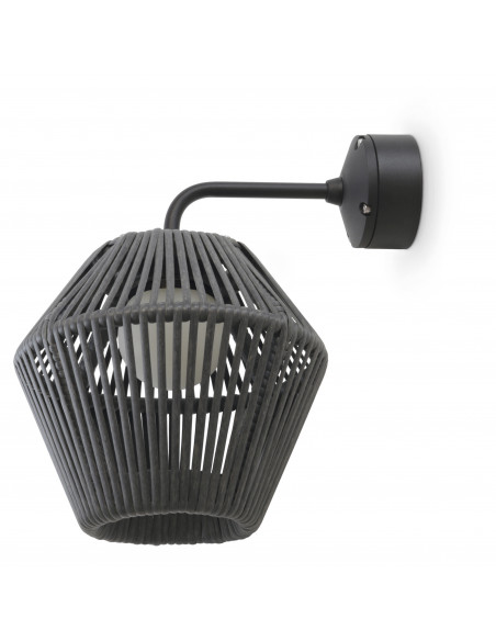 Applique NELL IP65 Corte de fase L,C LED COB AC 6W 515lm CRI80 3000K Grafito NOVOLUX LIGHTING 857H-L3106B-58