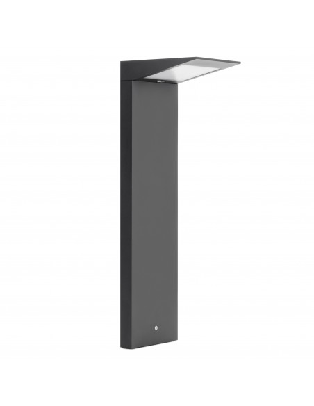 Borne solaire COMO IP54 LED SMD 2.20W 480lm CRI80 3000K 46º Crépuscule,Mouvement 500mm Anthracite NOVOLUX 916A-L0103K-04