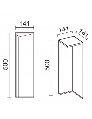 Borne solaire COMO IP54 LED SMD 2.20W 525lm CRI80 3000K 74º Crépuscule,Mouvement 340mm Anthracite NOVOLUX 916C-L0103K-04