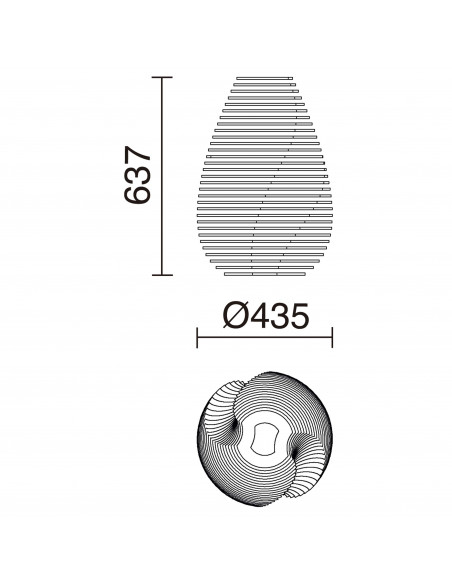 Lampe à poser TWIST GX53 LED T2 10W 1200lm CRI80 3000K Bois de hêtre NOVOLUX LIGHTING 945A-L3110A-50