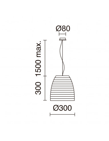Suspension TWIST GX53 LED T2 6W 480lm CRI80 3000K Bois de hêtre NOVOLUX LIGHTING 945C-L3110A-50