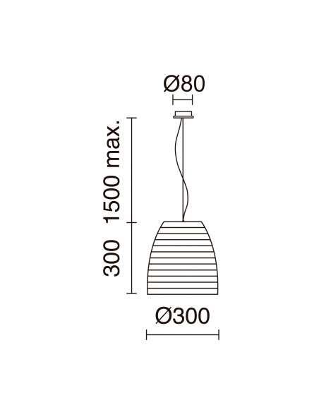 Suspension TWIST GX53 LED T2 6W 480lm CRI80 3000K Bois de hêtre NOVOLUX LIGHTING 945C-L3110A-50