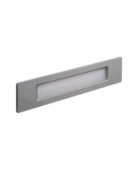 Encastré mural WIND IP55 R7s LED Bulb 11W 1200lm CRI80 3000K Gris NOVOLUX LIGHTING 949A-L3111A-03