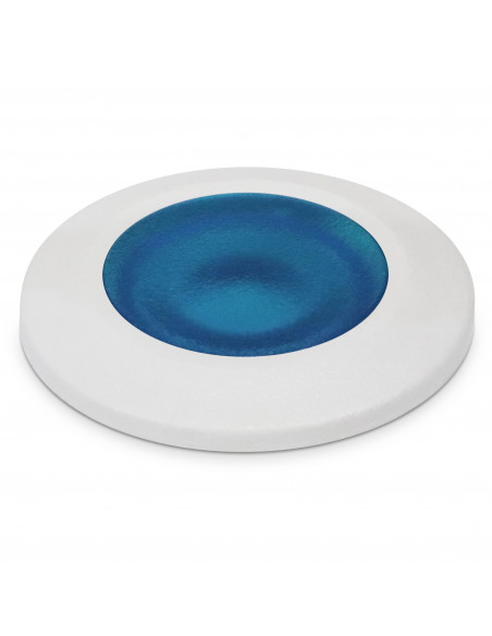 Encastrement mural sol RAIN Round Blue IP67 G9 LED Bulb 1.70W 170lm CRI80 3000K Blanc NOVOLUX LIGHTING 950A-L1002A-01