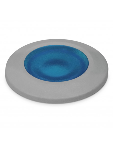 Encastrement mural sol RAIN Round Blue IP67 G9 LED Bulb 1.70W 170lm Gris NOVOLUX LIGHTING 950A-L1002A-03