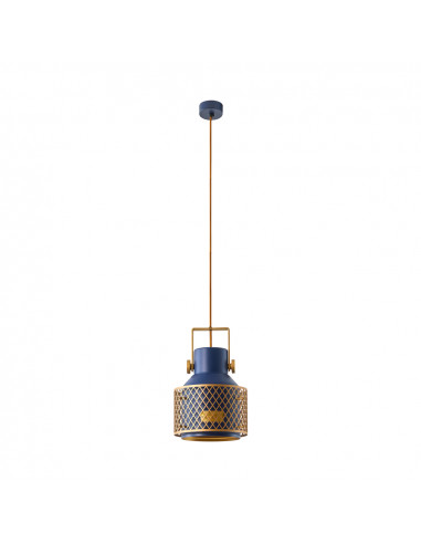 Suspension TOSCA Small E27 60W Bleu NOVOLUX LIGHTING 956A-G05X1A-06