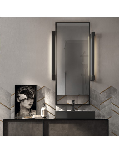 Applique Salle de bain tilt TILT LED SMD 18W 2165lm CRI80 4000K Noir NOVOLUX LIGHTING 959A-L0218B-02