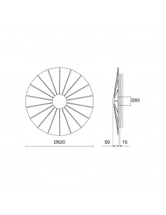 Applique EYE NOVOLUX LIGHTING 962B-L3114B-02-W3 2