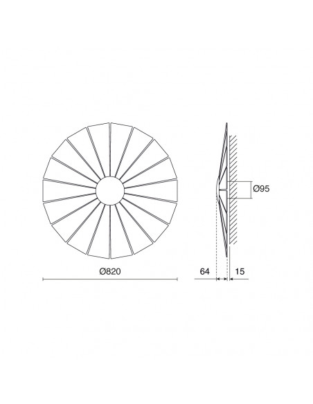 Applique EYE NOVOLUX LIGHTING 962C-L3114B-02-W1