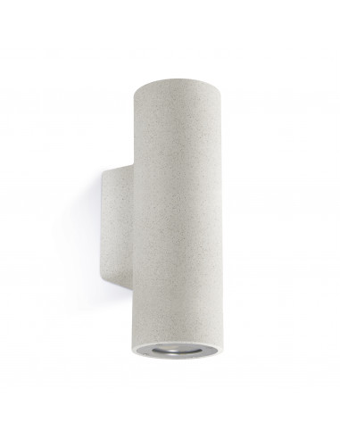 Applique STONE Round IP65 GU10 2x12W up-down Concrete blanco NOVOLUX LIGHTING 965B-G21X1A-NW