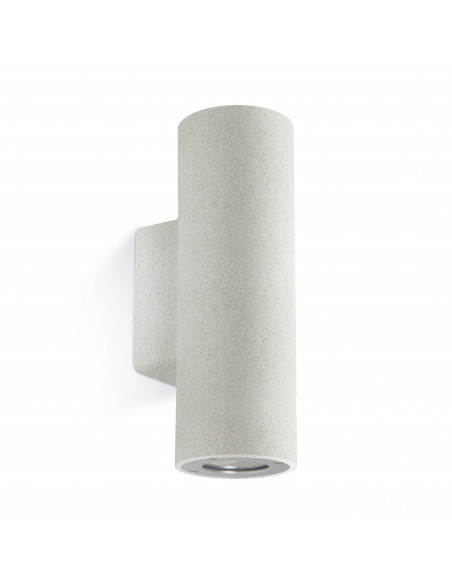 Applique STONE Round IP65 GU10 2x12W up-down Concrete blanco NOVOLUX LIGHTING 965B-G21X1A-NW