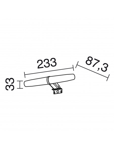 Applique Salle de bain ICY LED SMD AC 6W 392lm CRI83 4000K 187º Chromé NOVOLUX LIGHTING 973A-L0206B-32