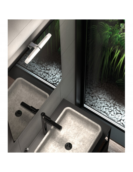 Applique Salle de bain ICY LED SMD AC 6W 392lm CRI83 4000K 187º Chromé NOVOLUX LIGHTING 973A-L0206B-32