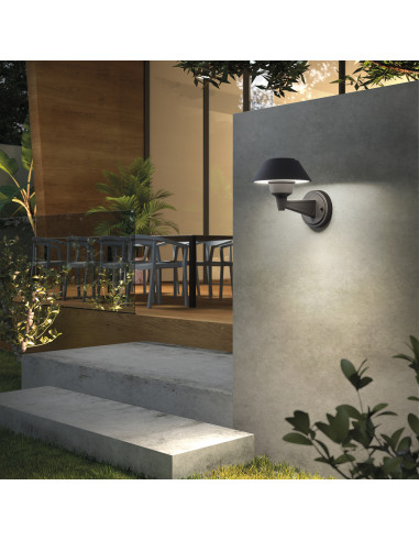Applique BUCKET IP65 LED SMD 10.50W 1770lm CRI80 4000K Anthracite NOVOLUX LIGHTING 976A-L3310B-04