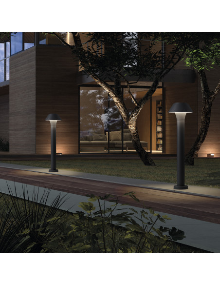 Borne BUCKET IP65 LED SMD 10.50W 1680lm CRI80 3000K 600mm Anthracite NOVOLUX LIGHTING 976C-L3110B-04