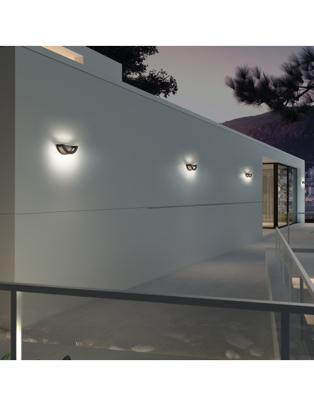 Applique LOOP IP65 LED SMD 9.50W 1295lm CRI80 3000K 50º Noir NOVOLUX LIGHTING 982A-L3109A-02