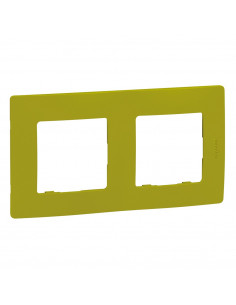 PLAQUE FOUGERE 2 P 71MM LEGRAND 096713