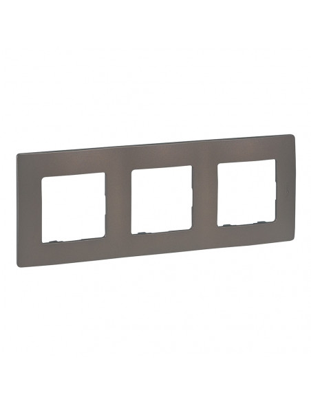 PLAQUE CACAO 3 P ENTRAXE 71MM LEGRAND 096728