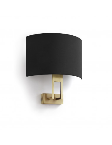 Applique CLASSICAL E27 40W Or Coton noir NOVOLUX LIGHTING 986A-G05X1A-47-CB