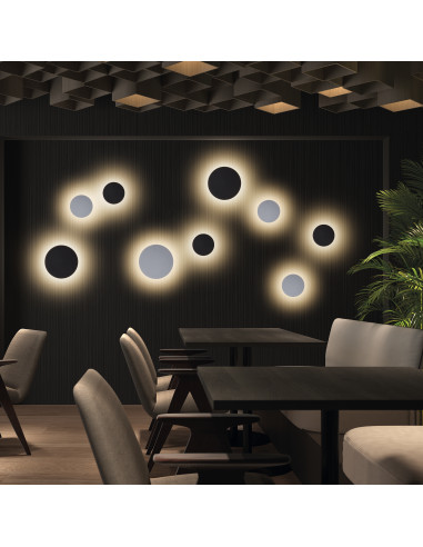 Applique CIRCULAR LED SMD 13W 1155lm CRI80 3000K Blanc NOVOLUX LIGHTING 988B-L0113B-01