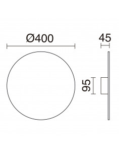 Applique CIRCULAR NOVOLUX LIGHTING 988C-L0128B-02 2