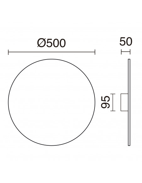 Applique CIRCULAR NOVOLUX LIGHTING 988D-L0140B-01