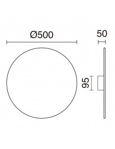 Applique CIRCULAR NOVOLUX LIGHTING 988D-L0140B-02 2