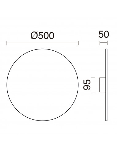 Applique CIRCULAR NOVOLUX LIGHTING 988D-L0140B-02