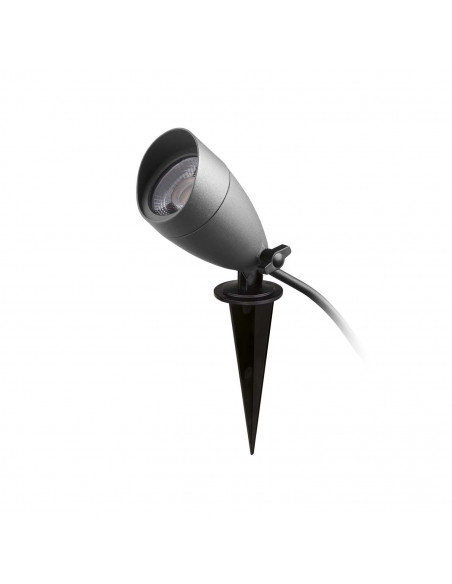 Projecteur avec piquet tilt TERRA 110-130V IP65 LED SMD AC 6W 640lm CRI80 3000K 50º Anthracite NOVOLUX 996A-L3106C-04