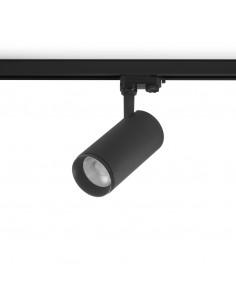 Projecteur rail saillie tilt AMY L LED COB 30W CRI90 2700K 3000K 4000K 24º Noir NOVOLUX LIGHTING 997B-L4130B2F-02