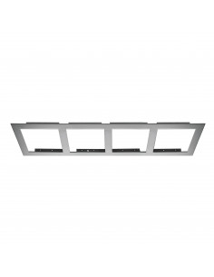 Plafonnier encastré ATOLON Quadruple Gris NOVOLUX LIGHTING A45D-738-03