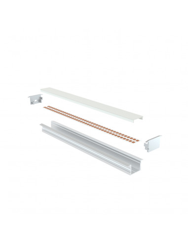 Profilé incorporé u SKOLL Aluminium anodisé NOVOLUX LIGHTING A72A-778-39