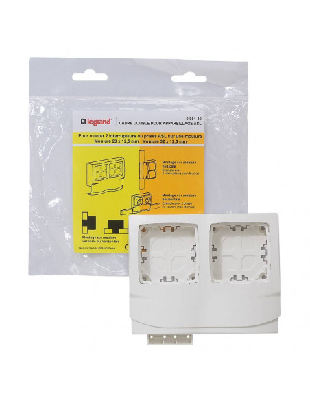 CADRE 2 POSTES EP 12.5 LEGRAND 098189