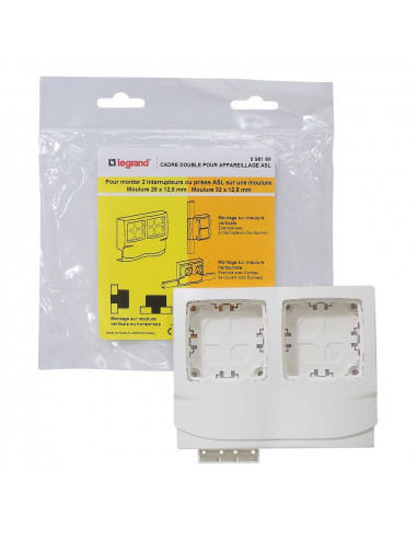 CADRE 2 POSTES EP 12.5 LEGRAND 098189